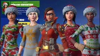 FORTNITE WEIHNACHTSSHOP 2 HEUTE NEU  PUTZELCHEN  PYJAMA SKINS Cutiepie 251219 [upl. by Nael]