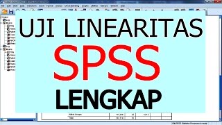 Cara Uji Linearitas dengan SPSS Paling Mudah [upl. by Franz850]