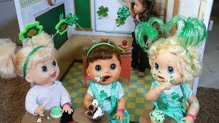 BABY ALIVE Goes To School For St Patricks Day Party [upl. by Nireves]