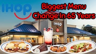 IHOP’s New Spring  Summer Menu Biggest Change In 65 Years [upl. by Atiroc]