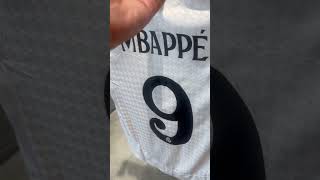 Camiseta Real Madrid Aunthentic 20242025 9 Kylian Mbappe [upl. by Maretz]