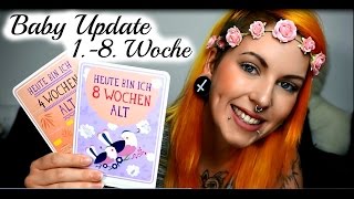 Baby Update 01  1 bis 8 Woche  Zufüttern  Wachstumsschub  Bauchweh [upl. by Meedan761]