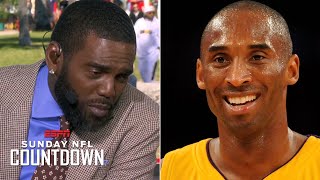 Randy Moss’ emotional message remembering Kobe Bryant ‘Mamba Forever’  NFL Countdown [upl. by Lexine]