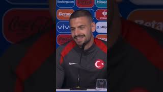 Merih Demiral Arda Güleri kıskanıyor musunuz sorusuna cevap veriyor merihdemiral ardagüler tr [upl. by Otir718]