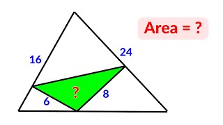 Math Olympiad  A Very Nice Geometry Problem  Find the shaded area [upl. by Mignon]