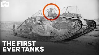 The very first tanks of the First World War [upl. by Pogue]