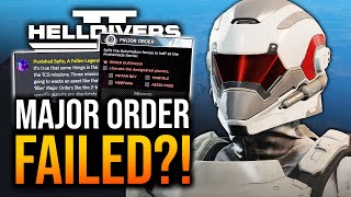 Helldivers 2  HUGE Major Order Update Stratagem amp SEAF Trick [upl. by Asilak]