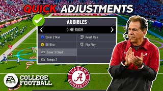 Ultimate Guide to Audibling on Defense in CFB 25 [upl. by Nipsirc]