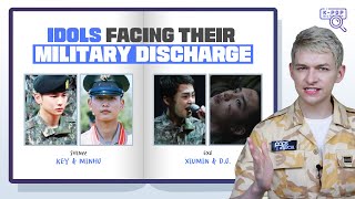 Pops in Seoul Idols Facing Their Military Discharge  Kpop Dictionary [upl. by Schroer]