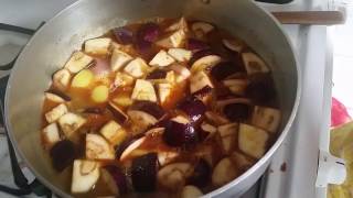 Loitta Shutki diye Begun Aloo Bangladeshi Recipe [upl. by Ponton513]