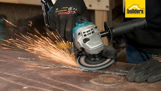 Makita DGA452ZK Cordless Angle Grinder Review [upl. by Aig]