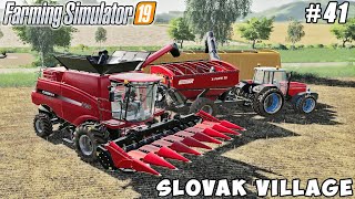 Harvesting sunflower with new harvester  Slovak Village  Farming simulator 19  Timelapse 41 [upl. by Adniled216]