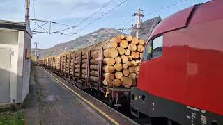 Durchfahrt des Direktgüterzug DG 54539 am 07042024 in Salzburg Süd [upl. by Damian]