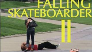 Public Pranks The Falling Skateboarder 2 [upl. by Elak]