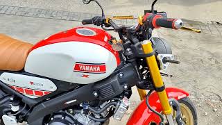 YAMAHA XSR 155 CUSTOM TIPIS TIPIS [upl. by Cirted]