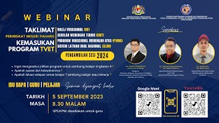 WEBINAR TAKLIMAT KEMASUKAN PROGRAM TVET KV  SMT  PVMA  SLDN PERINGKAT NEGERI PAHANG [upl. by Seena]