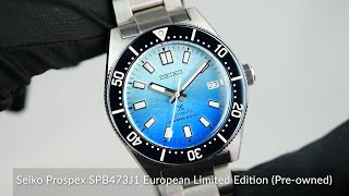 Seiko Prospex SPB473J1 European Limited Edition Preowned [upl. by Aeuhsoj]