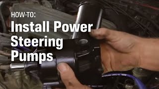 AutoZone Car Care How to Install the Power Steering Pump [upl. by Jennie]