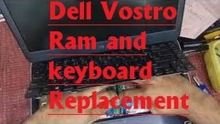 Dell Vostro 2420 Keyboard and Ram replacementchangeUpgrade [upl. by Aimekahs]