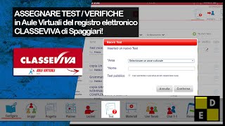 TEST SU CLASSEVIVA creare compiti e quiz per gli studenti nel registro elettronico di Spaggiari [upl. by Yraeht]