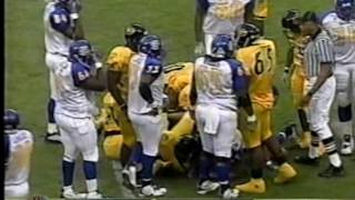 2005 32nd Annual Bayou Classic Southern Jaguars vs Grambling St Tigers [upl. by Arahsak917]