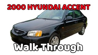 2000 Hyundai Accent Walk Through [upl. by Anolla]