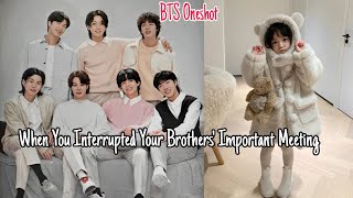 When You Interrupted Your Brothers Important Meeting btsff BangtanffSeries [upl. by Elwina281]