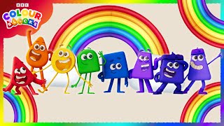 The Seven Colours of the Rainbow 🌈  Learn the Colours For Kids  Colourblocks [upl. by Hernardo]