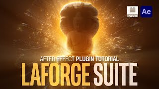 After Effects New LaForge Suite Plugin Light Wrap GodRay halo Tutorial [upl. by Eisus]