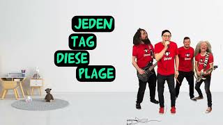 Kinderlied über Hausaufgaben LYRICVIDEO  Andi und die Affenbande [upl. by Adamok]