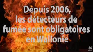 SPW  DGO4  Logement  Détection de fumée  Obligatoire depuis 2006 [upl. by Ecydnarb802]