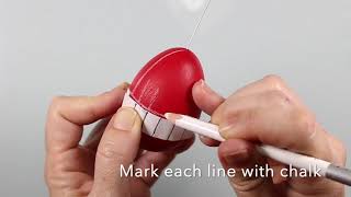 Simple Egg Dividing Technique for Decorating [upl. by Nagel]