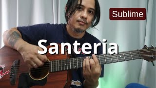 Santeria reggae chords guitar tutorial and lessons  Sublime [upl. by Annahsirhc]