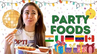 5 Party Foods From Around the World [upl. by Anauqahc]