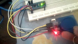 Mifare RC522 RFID Card Reader Demo [upl. by Ciprian]