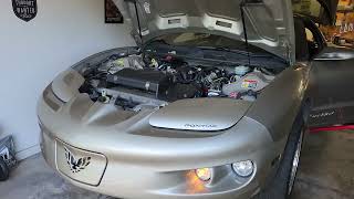 1999 LS1 swapped Firebird Head amp Cam 1st start [upl. by Anatole]