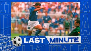 Roberto Baggio al millimetro e l’ultimo gol di Schillaci a Italia ’90  Last Minute [upl. by Adialeda]