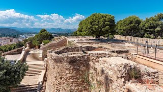 Denia Castle Spain  Walk around ancient ruins and stone walls [upl. by Ariet723]