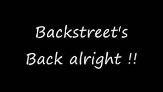 Backstreet boys everybody lyrics [upl. by Lehsreh]