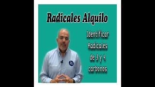 Como identificar radicales alquilo de 3 y 4 carbonos [upl. by Oniram]