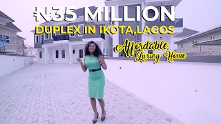 Inside a ₦40 MILLION 112 Thousand Affordable Lekki House [upl. by Ojyram48]