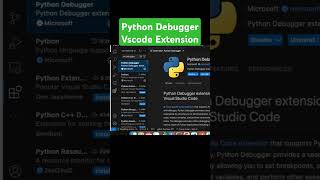 Python Debugger Vscode Extension debugging python coding tutorial [upl. by Birdt453]