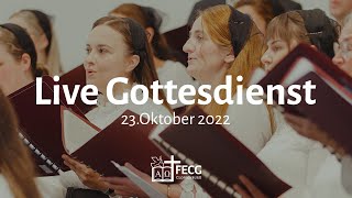 Gottesdienst Ist Gott für uns wer mag wider uns sein  FECG Cloppenburg  23102022 [upl. by Aramanta319]