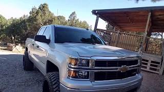 2014 Chevy Silverado Leveled On 22s with 33s [upl. by Melvyn]