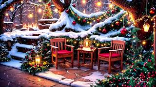 Snowy Christmas Wonderland Ambience Upbeat Instrumental Christmas Music  Classic amp Hallmark Style [upl. by Oetsira]