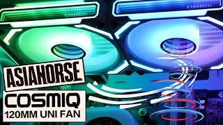 Budget Alternative to CORSAIR Thermaltake and Lian Li Check out the AsiaHorse COSMIQ UNI FAN 120 [upl. by Cull]