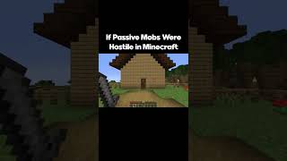 If Passive Mobs Were Hostile in Minecraft [upl. by Coleen]