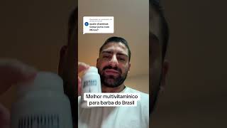 Melhor multivitaminico para barba link na bio [upl. by Drofniw]