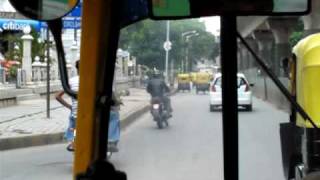 Bangalore India Cool Auto Rikisha Tuktuk Drive [upl. by Myk513]