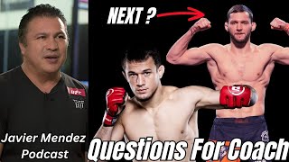 Javier MendezQuestions for Coach Part 2 ufc [upl. by Eniroc15]